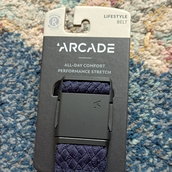 Arcade Navy Performance Stretch Belt - Picture 2 of 3